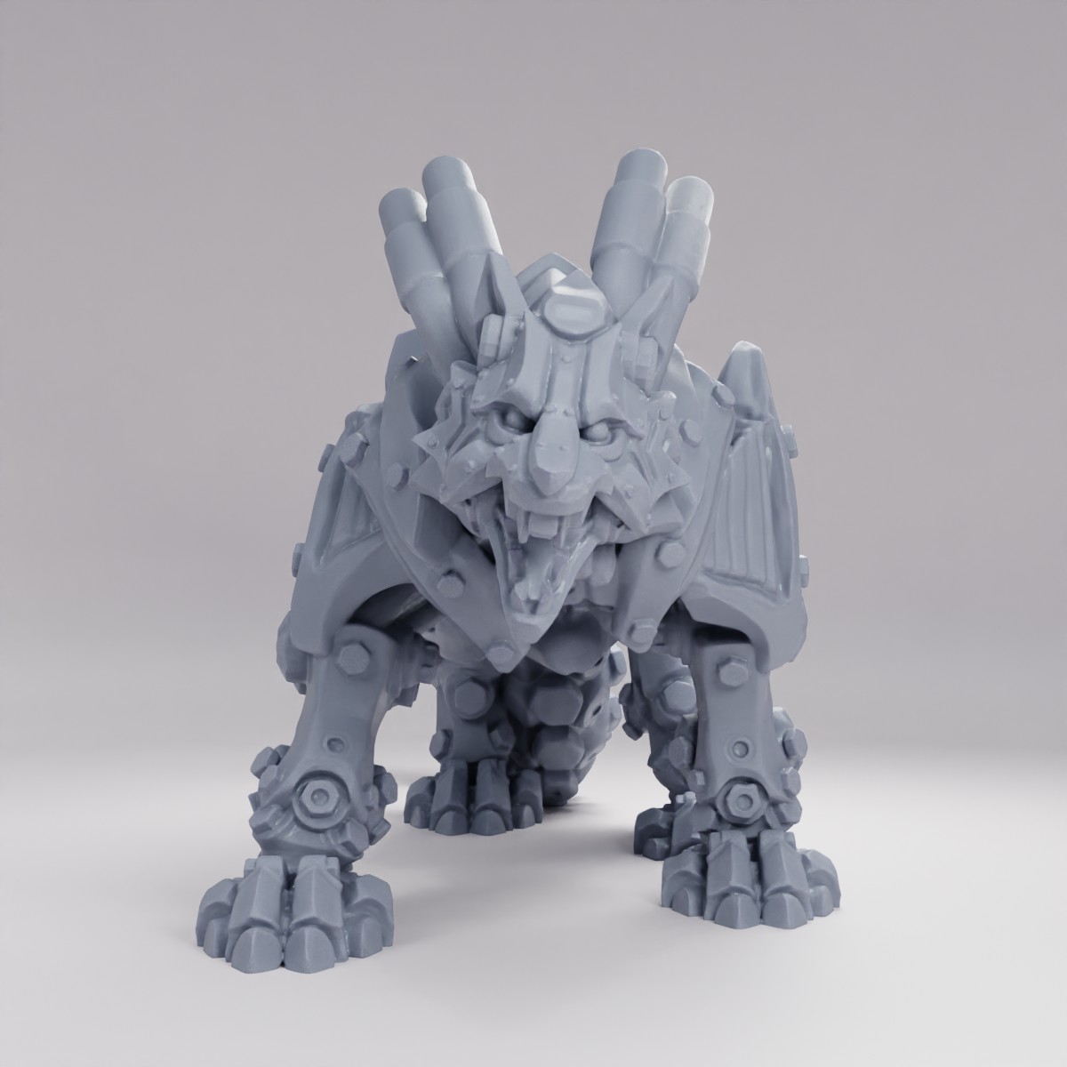 Hot Goblin. Robot Wolf - TTRPG Miniature | Hot Goblin